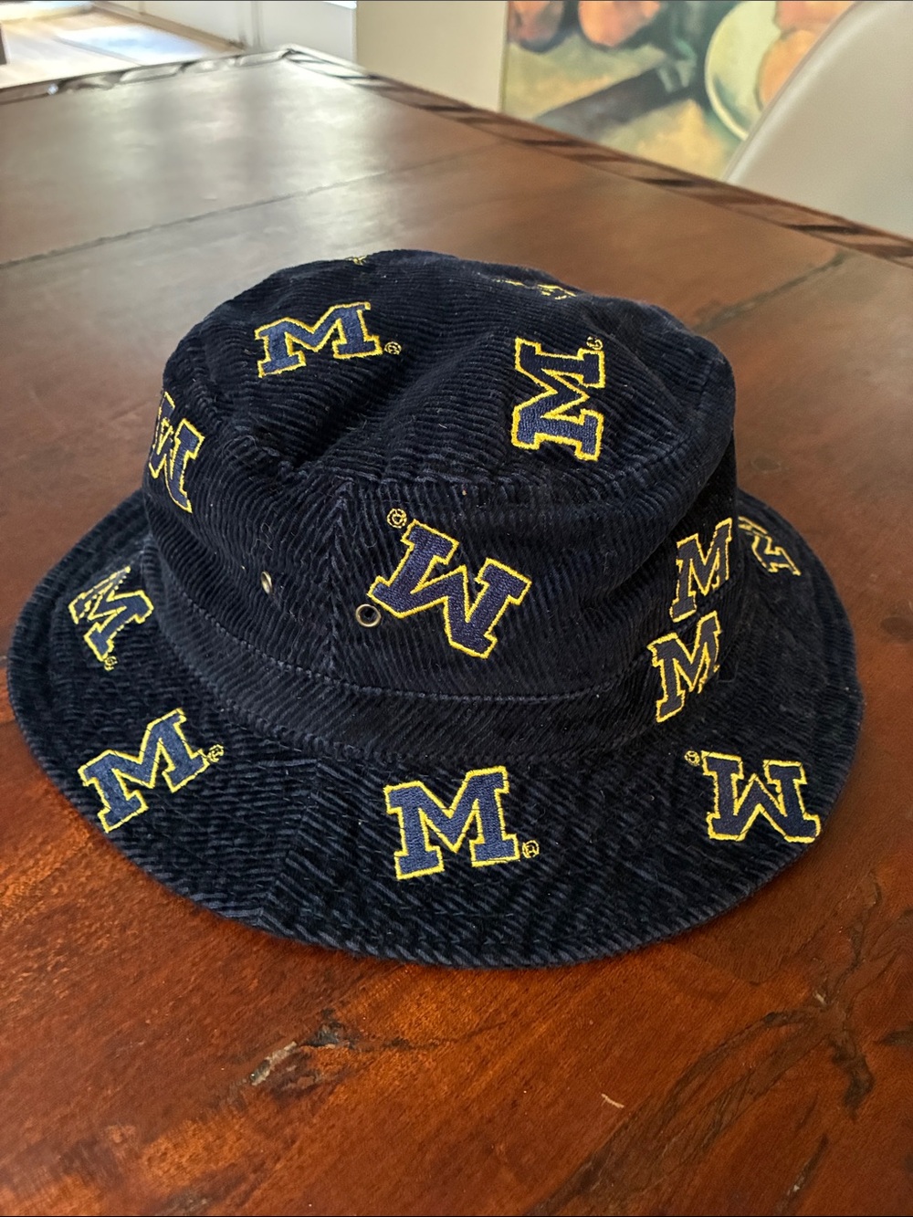 University of Michigan Allover "M" Bucket Hat